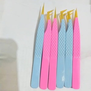Pinzas para Pestañas de Acero Inoxidable con Punta de Fibra, Dentadas, con Opción de Logotipo Personalizado - Venta al por Mayor - Product Image 6