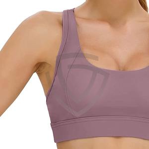 Soutien-gorge de sport personnalisé pour femmes, vêtements de yoga, soutien-gorge de sport sans couture à maintien élevé - Product Image 4