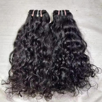 Lots de Cheveux Humains Indiens Remy Bruts Bouclés de Haute Qualité, Double Trame Faite à la Machine, 100g, Fournisseur HD, Marque MK VVK, Toutes Couleurs, Teintables