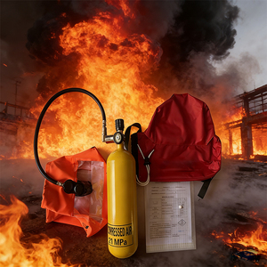 Appareil respiratoire d'évacuation d'urgence EEBD 15 minutes, pression positive 21 MPa, <span class=keywords><strong>pour</strong></span> la marine, les opérations offshore et les secours incendie - Product Image 4