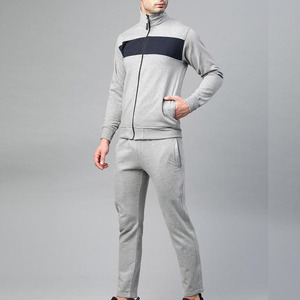 Men's Plus Size Autumn Tracksuit Set <b>Zip</b> <b>Up</b> <b>Jacket</b> Jogger Breathable Quick Dry Spandex Cotton Sportswear - Product Image 4