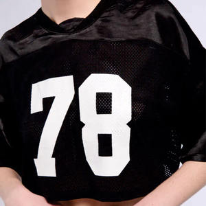 Jersey Corto de Fútbol Americano para Mujer, Calidad Premium, Malla Transpirable de Poliéster, Manga Corta, Ropa Deportiva, OEM, ODM, Venta al Por Mayor, EE. UU. - Product Image 2