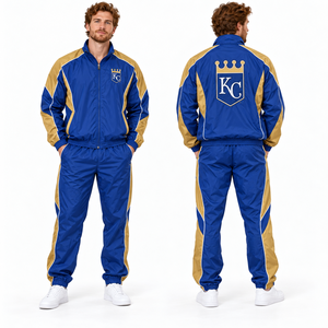 Ensembles coupe-vent pour hommes, vêtements de sport, tenues de loisirs, ensembles de marche, uniformes de campus, veste et pantalon à motifs imprimés - Product Image 6