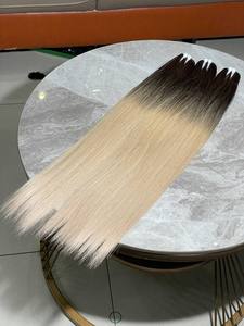 ผมตรงแบบมัดรวม 24 นิ้ว 2 สี ความหนาแน่น 180% ผมแท้ - Product Image 4