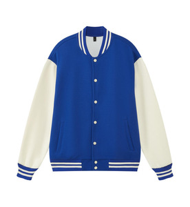 Blousons universitaires personnalisables en coton chenille pour hommes, style streetwear, pour la saison printanière, équipes universitaires, sweat-shirts - Product Image 5