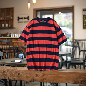 T-shirt en coton uni de haute qualité pour homme, coupe oversize à épaules tombantes, col rond, style hip-hop, personnalisable avec logo, design vierge - Product Image 2