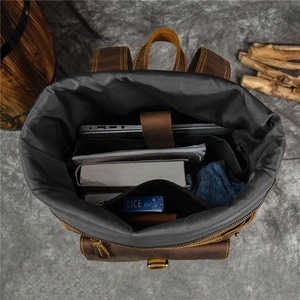 Classic Look Durable Slim Fit Multi-pockets Leather <b>Backpack</b> for Women Comfortable Fashioned Unique Design Leather <b>Backpack</b> Bag - Product Image 2