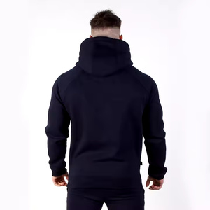 2025 Premium-Quality Men's Casual Sportswear Customized Hooded <b>Tracksuits</b> with Pants Best in Solid Color-<b>Plain</b> Dyed for Winter - Product Image 2