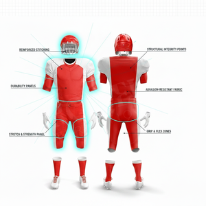 High Performance Football Uniform Jersey Pants Package Athletic Teamwear Custom Printed Practice And Tournaments Football Kit - Product Image 2