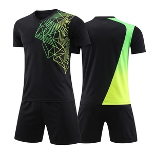 OEM Service Premium Custom Football Jersey Set Lightweight Breathable Quick Dry Short Unisex Teams <b>Soccer</b> Sports Kit for - Product Image 3