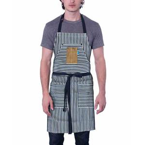 Delantal de mezclilla duradero y resistente, fabricado en fábrica, delantal de mezclilla de algodón de la mejor calidad para chef, delantal de mezclilla personalizado más vendido - Product Image 3
