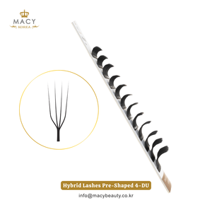 Pestañas Híbridas Preformadas 4-DU, Extensiones de Pestañas MACY BEAUTY KOREA, Pestañas al por Mayor, Personalizadas, Marca Privada, Alta Calidad - Product Image 3