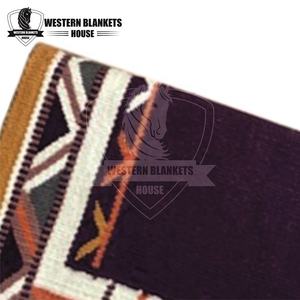 Western Ranch New Zealand Wool <b>Leather</b> Saddle Pads Multicolour Polycotton with Custom Logo Hot Sale for Equestrian Horse Riding - Product Image 3