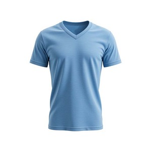 Camiseta de Hombre Talla Grande, Cuello en V, Cómoda, Corte Regular, Color Sólido, Personalizable, Transpirable y Moderna - Product Image 5