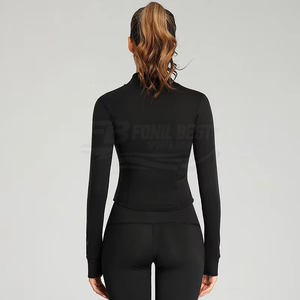 Camiseta sin mangas térmica de entrenamiento para mujer con cremallera completa, de secado rápido, cómoda, diseño adelgazante, para tenis, jogging, ejercicio, deportiva para chicas - Product Image 2