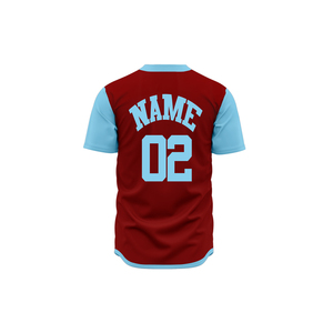 Maillot de baseball à manches courtes en polyester personnalisé de haute qualité, brodé et sublimé, pour équipes adultes – Vente chaude en gros - Product Image 6