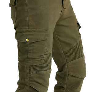 Jean de moto camouflage pour homme, coupe slim, taille haute, denim utilitaire avec protections de hanche et de genoux amovibles, respirant, toutes saisons - Product Image 4