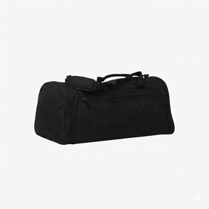 Unisex Polyester Gym Duffle Bag with Adjustable Strap Zipper Closure 30-<b>40L</b> Capacity Casual Style Solid Color - Product Image 5