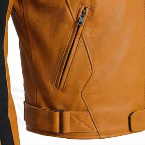 Nouvelle arrivée, veste de moto pour homme en cuir de haute qualité, faible MOQ, couleur personnalisée, équipement de sécurité pour le tourisme et l'aventure - Product Image 3