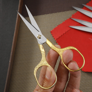 Tijeras de Costura de Acero Inoxidable, Tijeras de Bordado Retro, Cortador de Tela, Accesorios de Costura DIY - Product Image 3