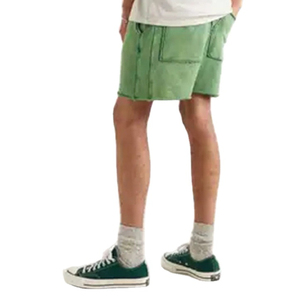 Pantalones Cortos para Hombre con Lavado Ácido, Estilo Vintage, Tela de Algodón Lavada, Ajuste Cómodo, Casuales, para Verano, Ropa Urbana - Product Image 2