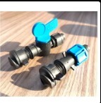 Connecteur de tuyau plat à valve pour ruban goutte-à-goutte 16 mm, système d'irrigation automatique de haute qualité pour l'arrosage des jardins, des fermes et des champs agricoles - Product Image 4