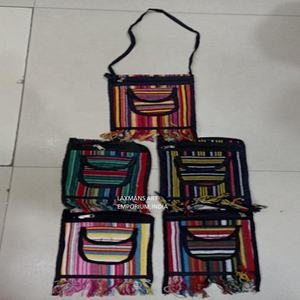 Vintage Style Cotton Hand Pouch Potli <b>Coins</b> <b>Purses</b> Passport <b>Purses</b> Stripes <b>Purses</b> Embroidery <b>Purses</b> Patchwork <b>Purses</b>-All Cotton - Product Image 1