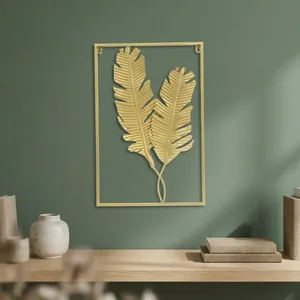 Handmade Metal Wall Art Decorative Wall Sculpture Modern Luxury Home Decor Wall Hanging Craft for Living Room Bedroom Office - Product Image 3