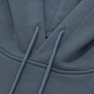 Novedad 2026 Sudadera con capucha de alta calidad personalizada, con lavado ácido, estilo oversize, efecto desgastado, con cremallera y mangas abullonadas de mezclilla - Product Image 6