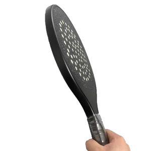 ไม้เทนนิสแบบมืออาชีพ ผลิตจากโรงงาน พร้อมโลโก้สั่งทำได้ สินค้าขายดี ดีไซน์ใหม่ ไม้พาเดลกันลื่น - Product Image 2