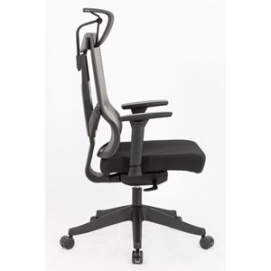 Sedia da Ufficio Ergonomica Nera per Comfort ed Efficienza - Product Image 1