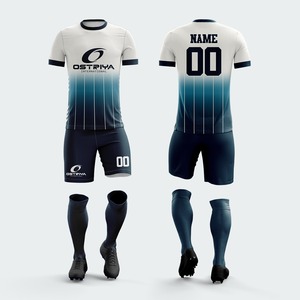 Maillot de football vert pour homme Ostriya International, manches courtes, col rond, impression sublimée, évacuation de l'humidité, coupe ajustée, uniforme adulte - Product Image 2