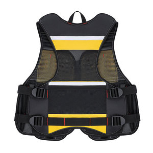 Men's <b>Tool</b> Vest With Multiple Pockets Breathable Polyester Cotton Workwear For Electrician Carpenter Outdoor Use - Product Image 3