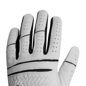 New Trending Design Soft Fabric Made <b>Full</b> Color Genuine Leather Golf Gloves Hot Sale Non <b>Slip</b> Breathable Sports Golf Gloves - Product Image 5