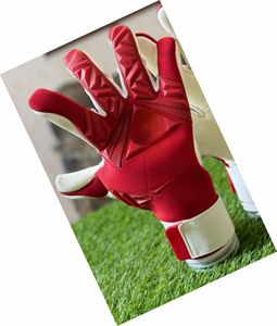 Football Goalkeeper Gloves Full Finger Latex <b>Material</b> Powerful Catch Non-Slip Breathable Adjustable Wrist Strap Pull-On Closure - Product Image 4