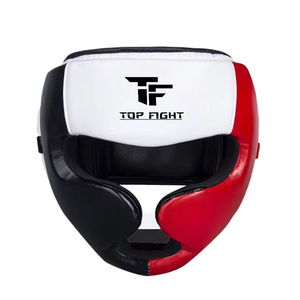 Protector de Cabeza de Boxeo Ligero de Alta Calidad 100% para Adultos, Protector de Cabeza de Boxeo Hecho de Cuero, Casco de Boxeo MMA - Product Image 1