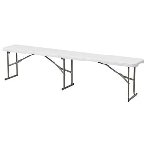 6FT Outdoor Courtyard <b>Foldable</b> Patio <b>Bench</b> - Product Image 6