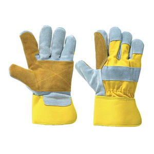 Gants de travail en gros, gants de soudage en cuir de haute qualité, doublure en coton, application TIG, protection contre les éclaboussures de métal fondu - Product Image 2