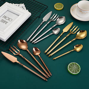 Juego de Cubiertos de Acero Inoxidable con Acabado de Espejo de Lujo |   Cubiertos Elegantes para Comidas Finesas, Bodas y Banquetes - Product Image 6