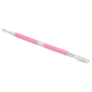 Pousse-cuticules double face en acier inoxydable, outil de manucure et pédicure, instrument de nettoyage et d'élimination des cuticules - Product Image 1