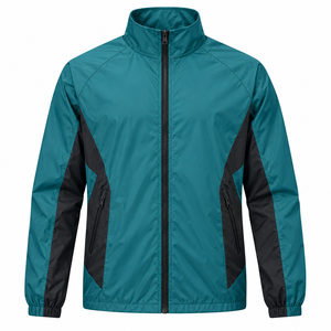 Custom Printed <b>Men's</b> Zipper Outdoor Lightweight Windbreaker <b>Jacket</b> Waterproof Spring Season <b>Blouson</b> Thin OEM Service - Product Image 6