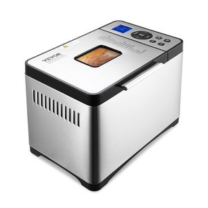 19-in-1 Automatic Bread <b>Maker</b> 2LB <b>Dough</b> <b>Machine</b> with Nonstick Ceramic Pan Gluten-Free & Whole Wheat Bread M Setting - Product Image 1