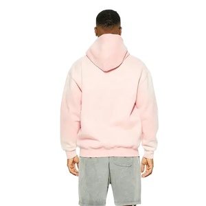 High Quality 370gsm 100% Cotton Heavyweight <b>Pullover</b> Hoodie French Terry Drop Shoulder Regular Fit Waterproof Breathable <b>for</b> <b>Men</b> - Product Image 5