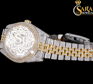 Venta caliente White Iced Out Moissanite Diamond Watch Movimiento automático Hip Hop estilo reloj Ocasiones especiales disponibles para la venta - Product Image 2