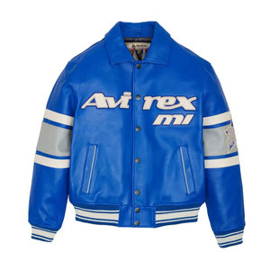 เสื้อแจ็คเก็ตหนัง Avirex คุณภาพพรีเมียมสำหรับผู้ชาย มีหลายสีให้เลือก ขนาดสั่งตัดได้ ราคาสุดคุ้ม สวมใส่สบาย ระบายอากาศได้ดี - Product Image 1