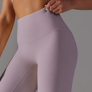 Leggings de yoga taille haute pour femme, effet ventre plat, sans démarcation, effet push-up fessier, sans couture, extensibles - Product Image 2