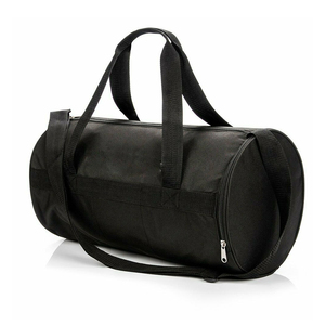 Unisex Oxford Gym <b>Duffel</b> <b>Bag</b> Adjustable Strap Zipper Closure Solid Color Casual Style 30-<b>40L</b> Capacity Waterproof Polyester - Product Image 4