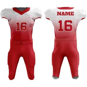 Uniforme de Fútbol Americano Personalizado Unisex para Adultos y Jóvenes, Ropa de Fútbol Americano Personalizada - Incluye Camiseta y Pantalones Talla XL con Nombre del Equipo - Product Image 1