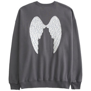 Sudadera Oversize de Cuello Redondo para Mujer Glory Custom, Sudadera con Capucha Lisa de Alta Calidad, Ropa Urbana Cálida y Gruesa OEM - Product Image 2