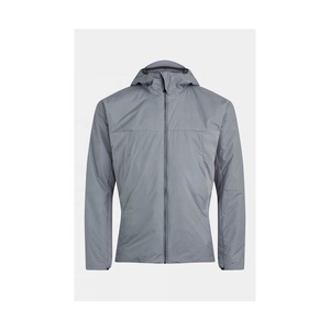 Chaqueta Cortavientos Impermeable para Hombre, con Capucha, Ligera, Transpirable, con Logotipo Personalizado, para Viajes al Aire Libre - Product Image 1
